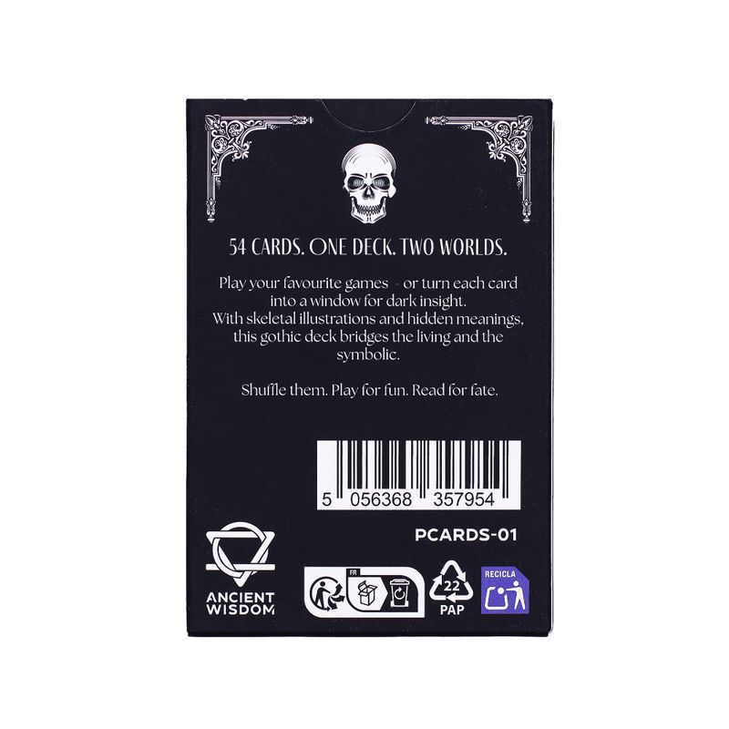 Cartes De Jeu Memento Mori & Oracle Gothiques