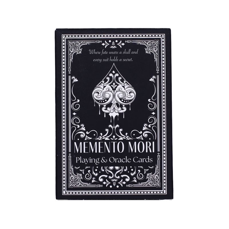 Cartes De Jeu Memento Mori & Oracle Gothiques