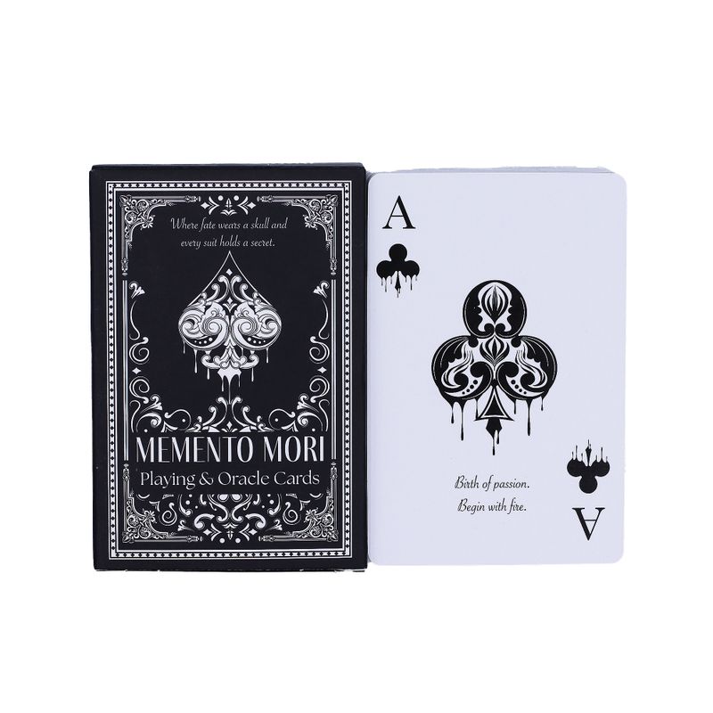 Cartes De Jeu Memento Mori & Oracle Gothiques