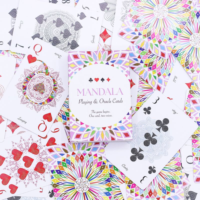 Cartes De Jeu Mandala & Oracle – Symétrie Kaléidoscopique