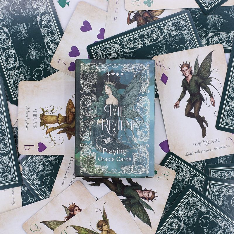 Cartes De Jeu Royaume Féerique & Oracle – Thème Fée
