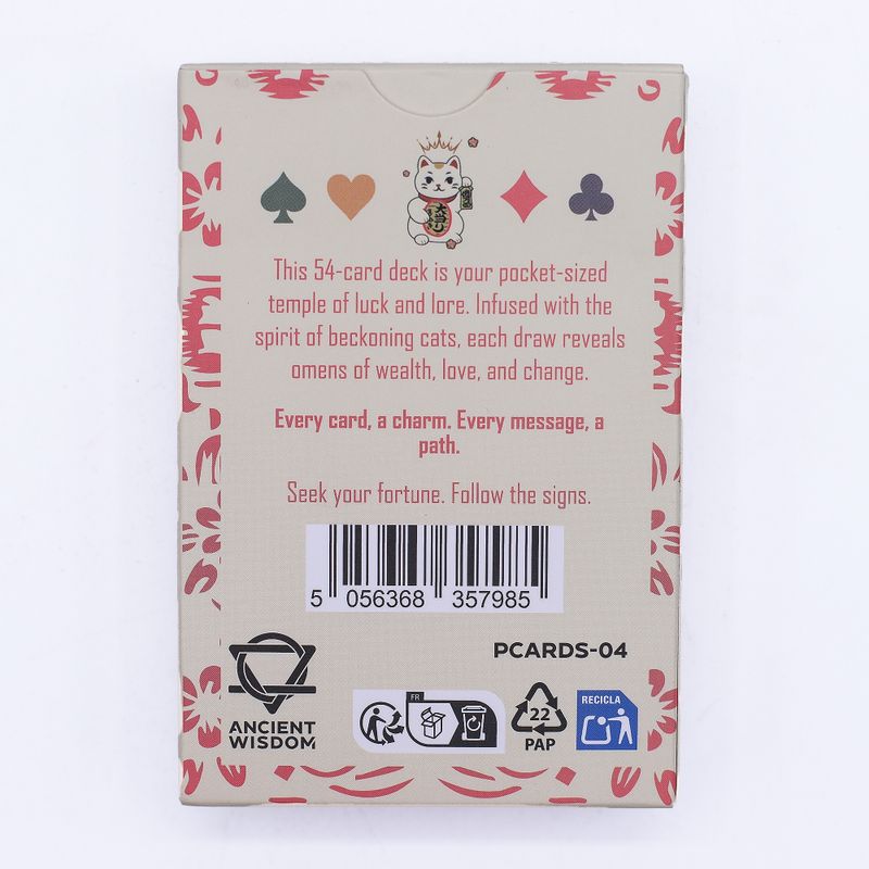 Cartes De Jeu Chats Porte-Bonheur & Oracle – Jeu Maneki Neko
