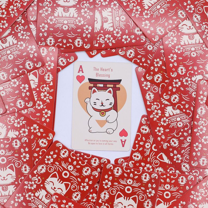 Cartes De Jeu Chats Porte-Bonheur & Oracle – Jeu Maneki Neko