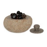 Pot d’Ancrage en Pierre de Rivière – Grand (env. 15x12 cm)