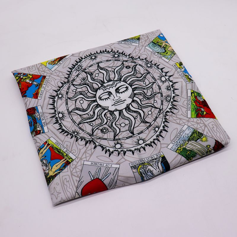 Tapis De Lecture De Tarot – Arbre de Vie (75x75 cm)