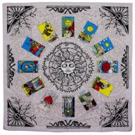 Tapis De Lecture De Tarot – Arbre de Vie (75x75 cm)