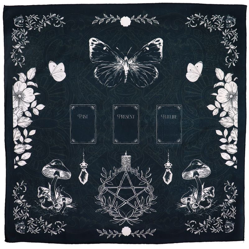 Tapis De Lecture De Tarot – Sorcière Ancienne (75x75 cm)