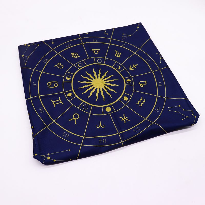 Tapis De Lecture De Tarot – Zodiaque (75x75 cm)