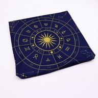 Tapis De Lecture De Tarot – Zodiaque (75x75 cm)