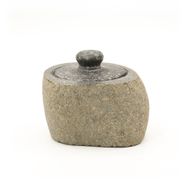 Pot d’Ancrage en Pierre de Rivière – Petit (env. 9x7 cm)