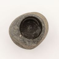 Mortier & Pilon Décoratifs en Pierre de Rivière Naturelle – Moyen (env. 12x8 cm)