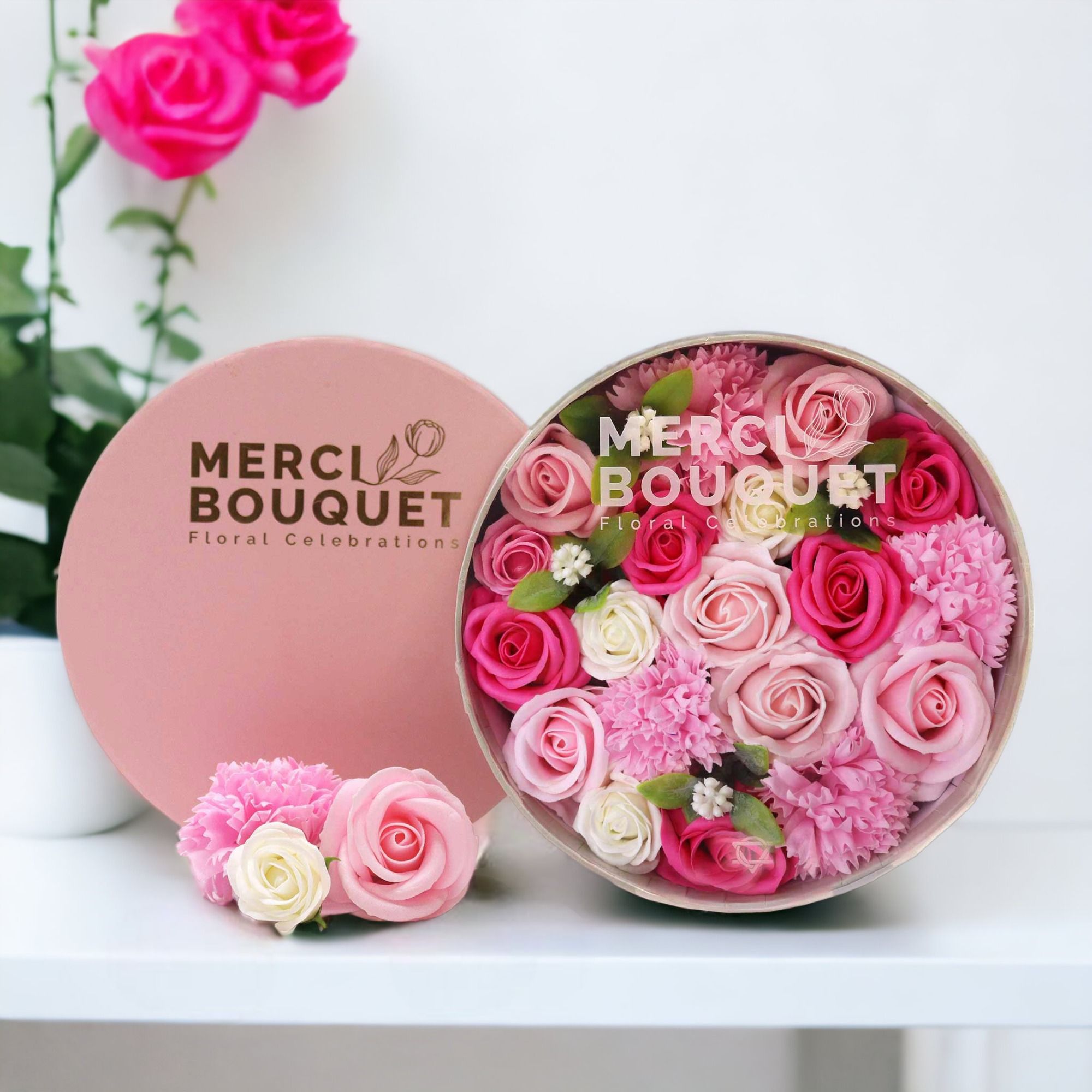 Boîtes Cadeaux Fleurs de Savon