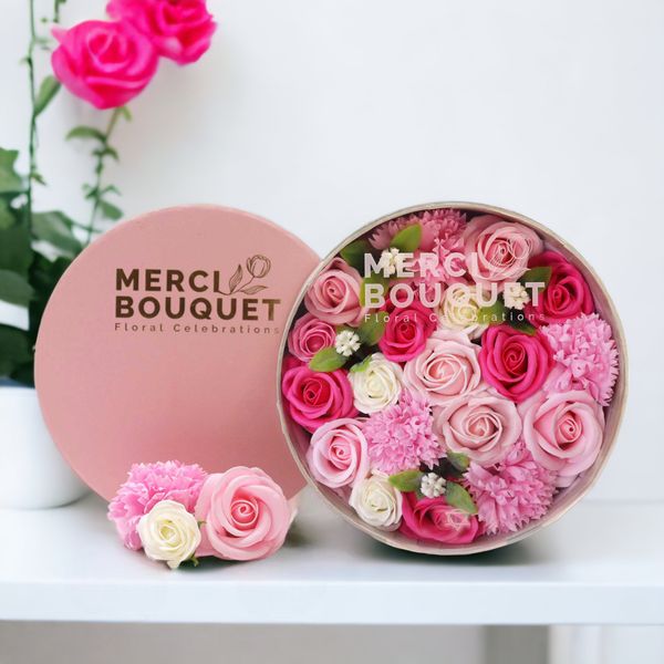 Boîtes Cadeaux Fleurs de Savon