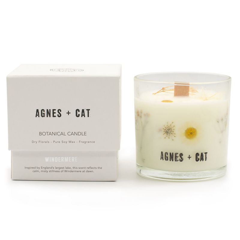 Agnes & Cat Bougie Végétale à la Cire de Soja – Eaux Calmes de Windermere