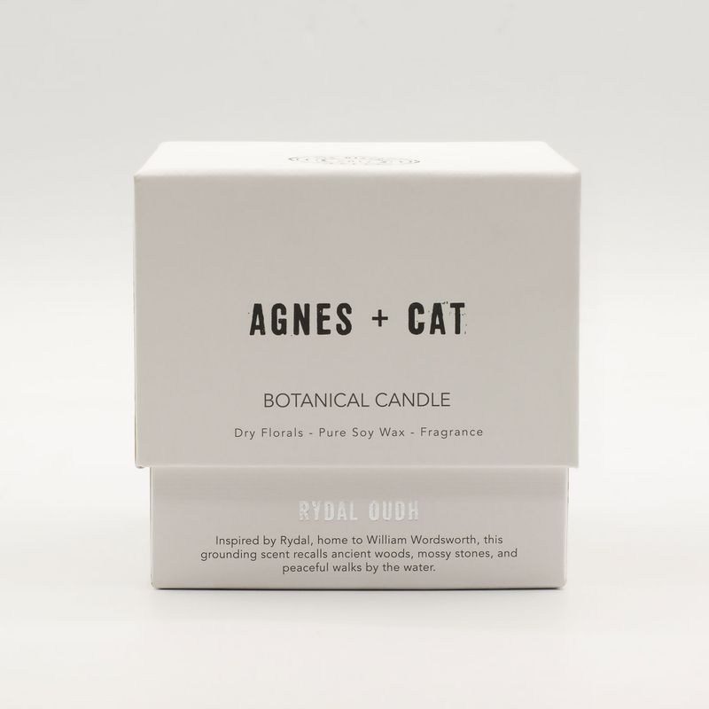 Agnes & Cat Bougie Végétale à la Cire de Soja – Rydal Oudh
