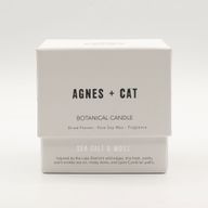 Bougie Végétale à la Cire de Soja Agnes + Cat – Sel Marin & Mousse