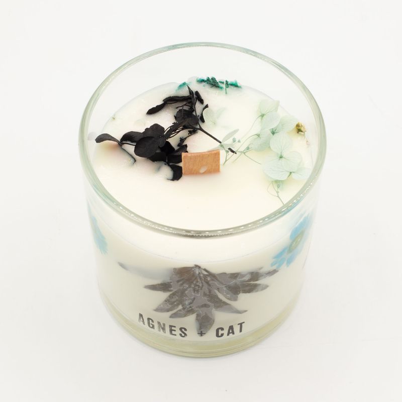 Bougie Végétale à la Cire de Soja Agnes + Cat – Sel Marin & Mousse