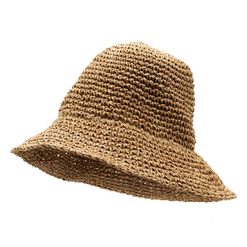 Chapeau De Soleil En Paille – Café Naturel