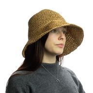 Chapeau De Soleil En Paille – Café Naturel