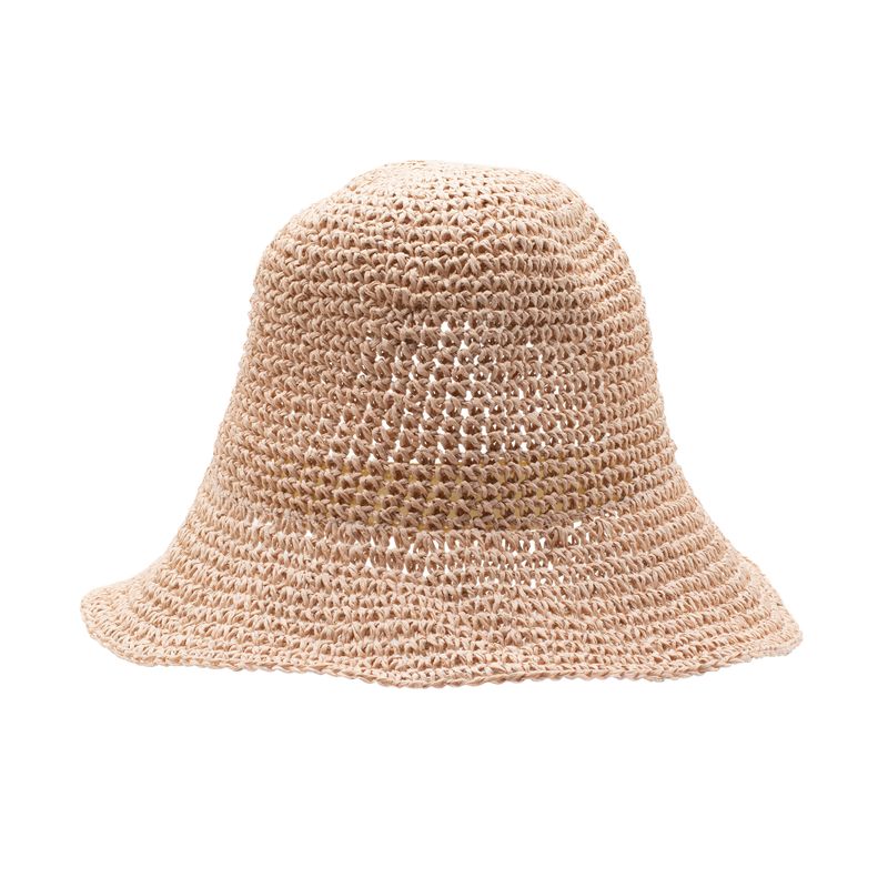 Chapeau De Soleil En Paille – Rose Blush