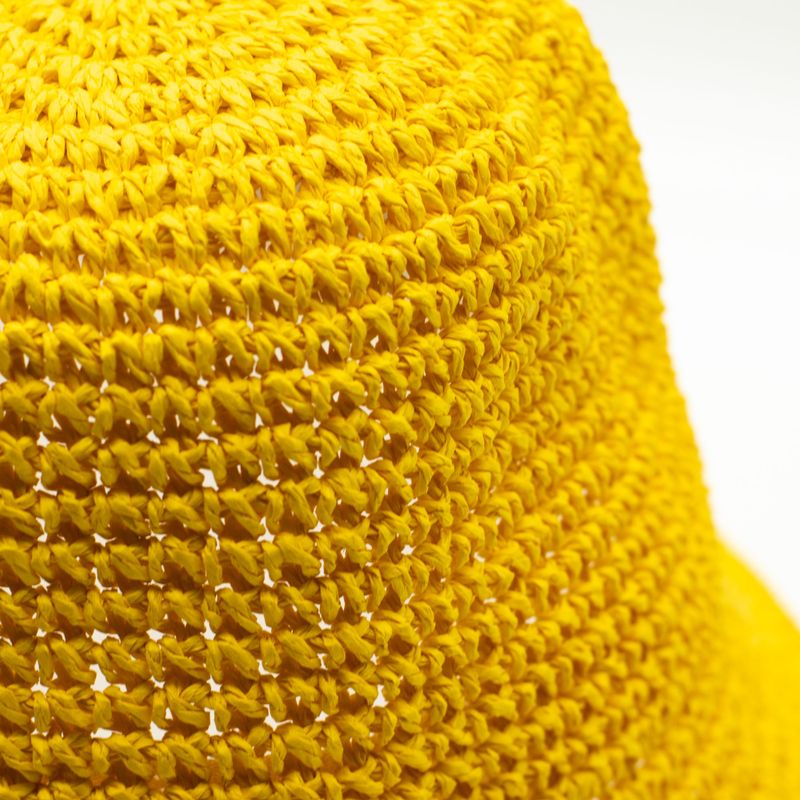 Chapeau De Soleil En Paille – Jaune