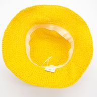 Chapeau De Soleil En Paille – Jaune