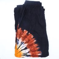 Pantalon De Détente Style Japonais - M - Chocolat noir / Orange