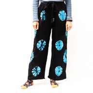 Pantalon De Détente Style Japonais - L - Noir, Bleu