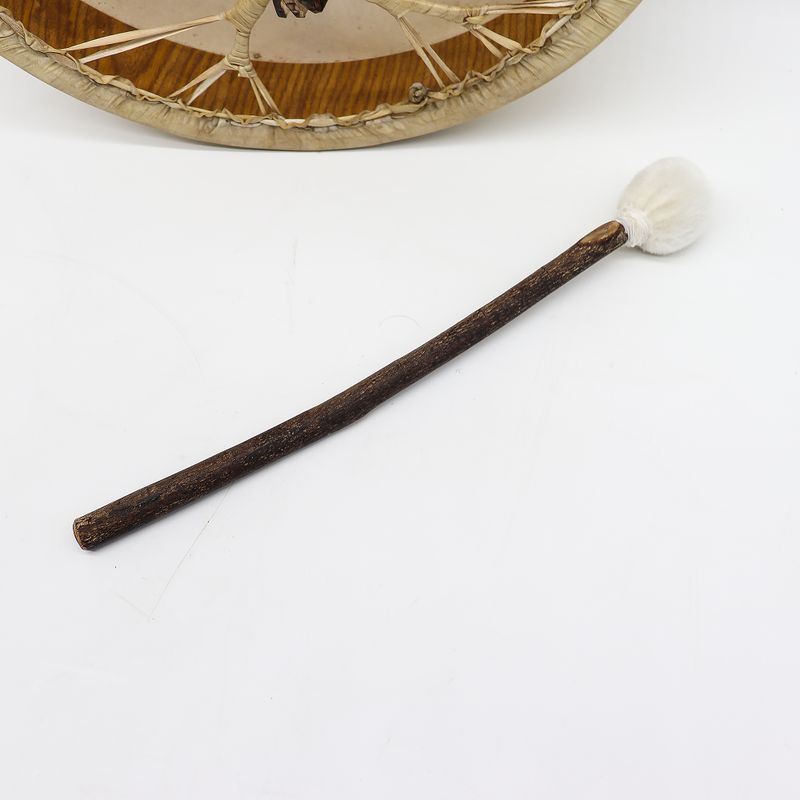 Esprit De L'Ours – Tambour Chamanique Avec Baguette – Accordable – 40 Cm