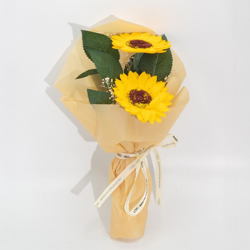 Fleurs de Savon Prêt A la Vente- Deux Bouquets de Tournesol