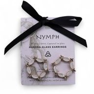 Boucles d’Oreilles Perles - Verre Vintage - Anneaux