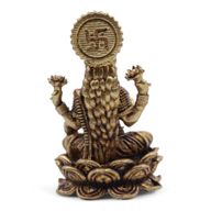 Dieux Miniatures En Laiton – Lakshmi (22 G) – 37 Mm