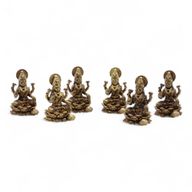Dieux Miniatures En Laiton – Lakshmi (22 G) – 37 Mm