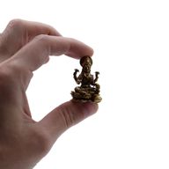 Dieux Miniatures En Laiton – Lakshmi (22 G) – 37 Mm