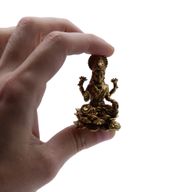 Dieux Miniatures En Laiton – Lakshmi (52 G) – 49 Mm
