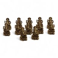 Dieux Miniatures En Laiton – Ganesha (12 G) – 30 Mm