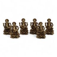 Dieux Miniatures En Laiton – Ganesha (22 G) – 37 Mm