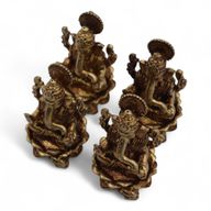 Dieux Miniatures En Laiton – Ganesha (52 G) – 49 Mm
