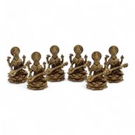 Dieux Miniatures En Laiton – Saraswati (22 G) – 34 Mm