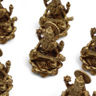 Dieux Miniatures En Laiton – Saraswati (22 G) – 34 Mm