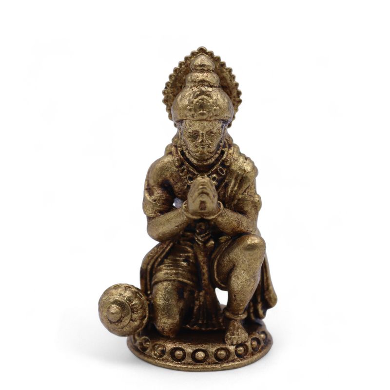 Dieux Miniatures En Laiton – Hanuman (30 G) – 36 Mm
