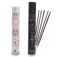 Encens de Sort de Sorcière Ancien - Amour - Pendule en Quartz Rose