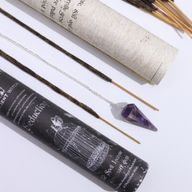 Encens de Sort de Sorcière Ancien - Séduction - Pendule en Améthyste