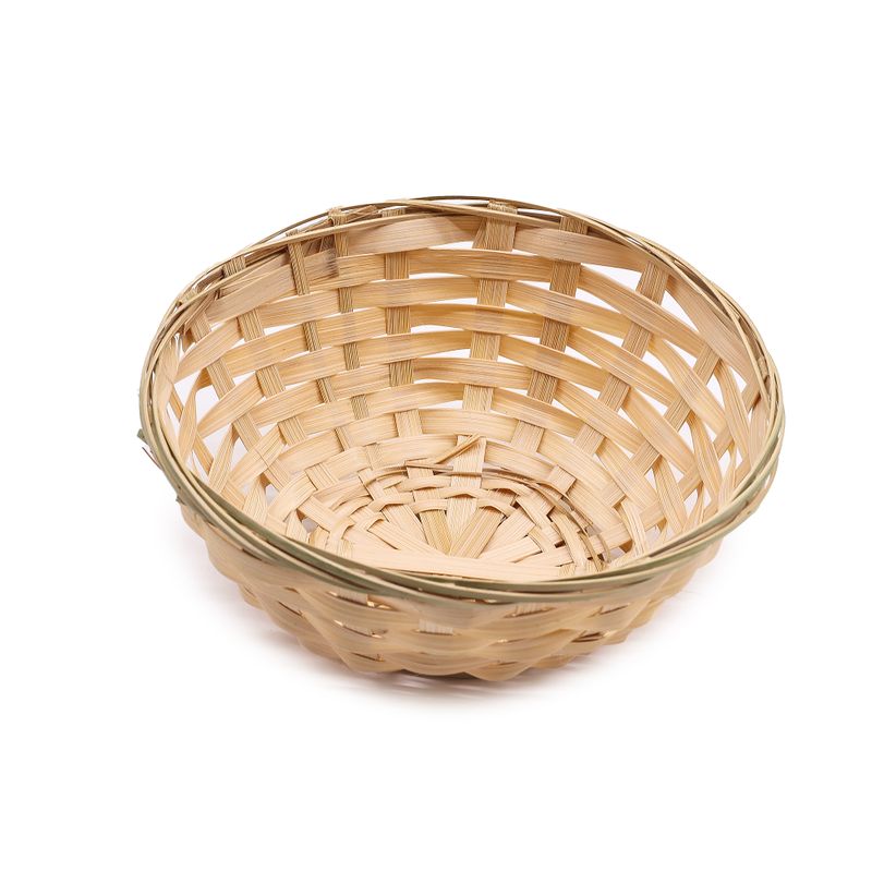Paniers Ronds à Pain en Bambou – 17 x 6 cm