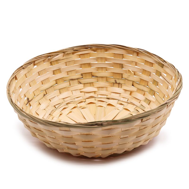 Paniers Ronds à Pain en Bambou – 30 x 9 cm