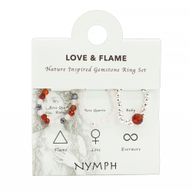 Coffret de Bagues Nymph en Pierre Précieuse – Amour & Flamme