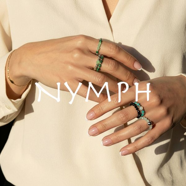 Nymphe – Ensembles de bagues en pierres précieuses inspirées par la nature