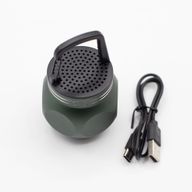 Mini Enceinte avec Crochet de Camping – Vert