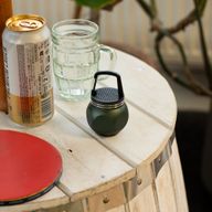 Mini Enceinte avec Crochet de Camping – Vert
