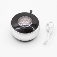 Mini Enceinte Effet Lumière Mandela – Argent